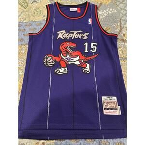 Mitchell and Ness Replica Vince Carter Toronto Raptors Jersey SIZE: LARGE